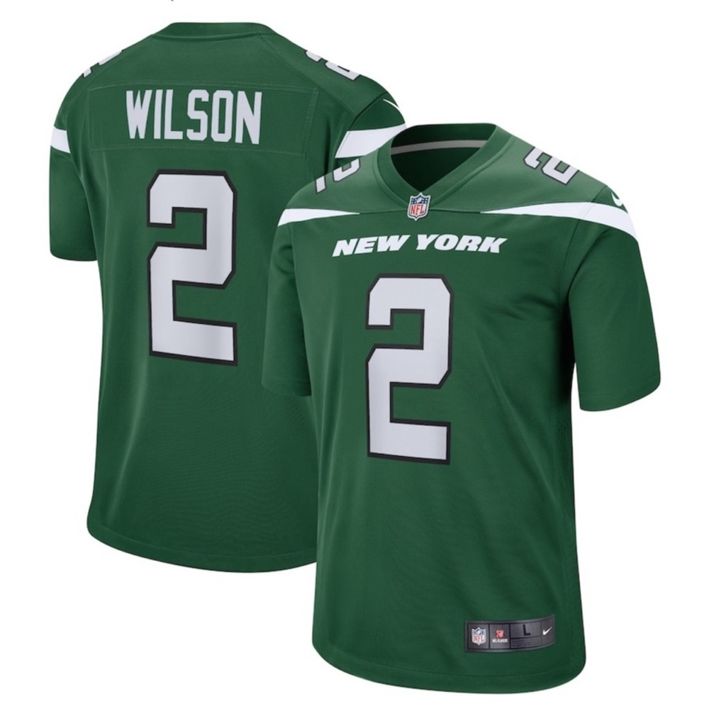 NFL Nike | New York Jets Zach Wilson Green White Game Jersey Sz XXL